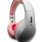 FM Radio Headphones (White & Pink)