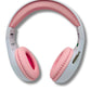 FM Radio Headphones (White & Pink)