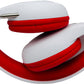 FM Radio Headphones (White & Red)