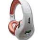 FM Radio Headphones (White & Rose Gold)