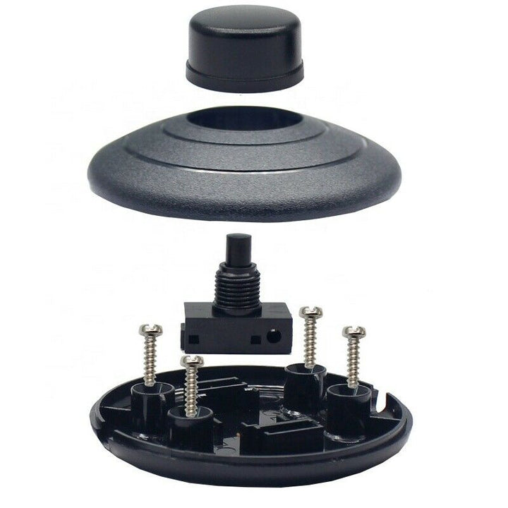 Foot Pedal Push Button On Off Inline Floor Lamp Switch XH-317 Black