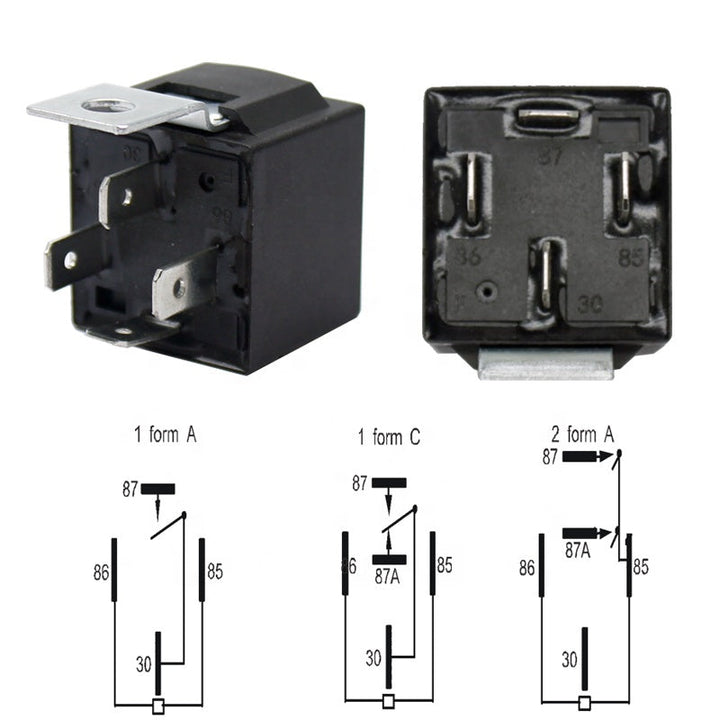 Auto Relay 12V 24V SPDT DC Power 5 Pin Car Used Micro Relay